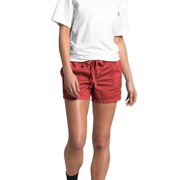The North Face Shorts | The North Face Motion Pull on Shorts in Red | Color: Red | Size: S | Tesasmith's Closet